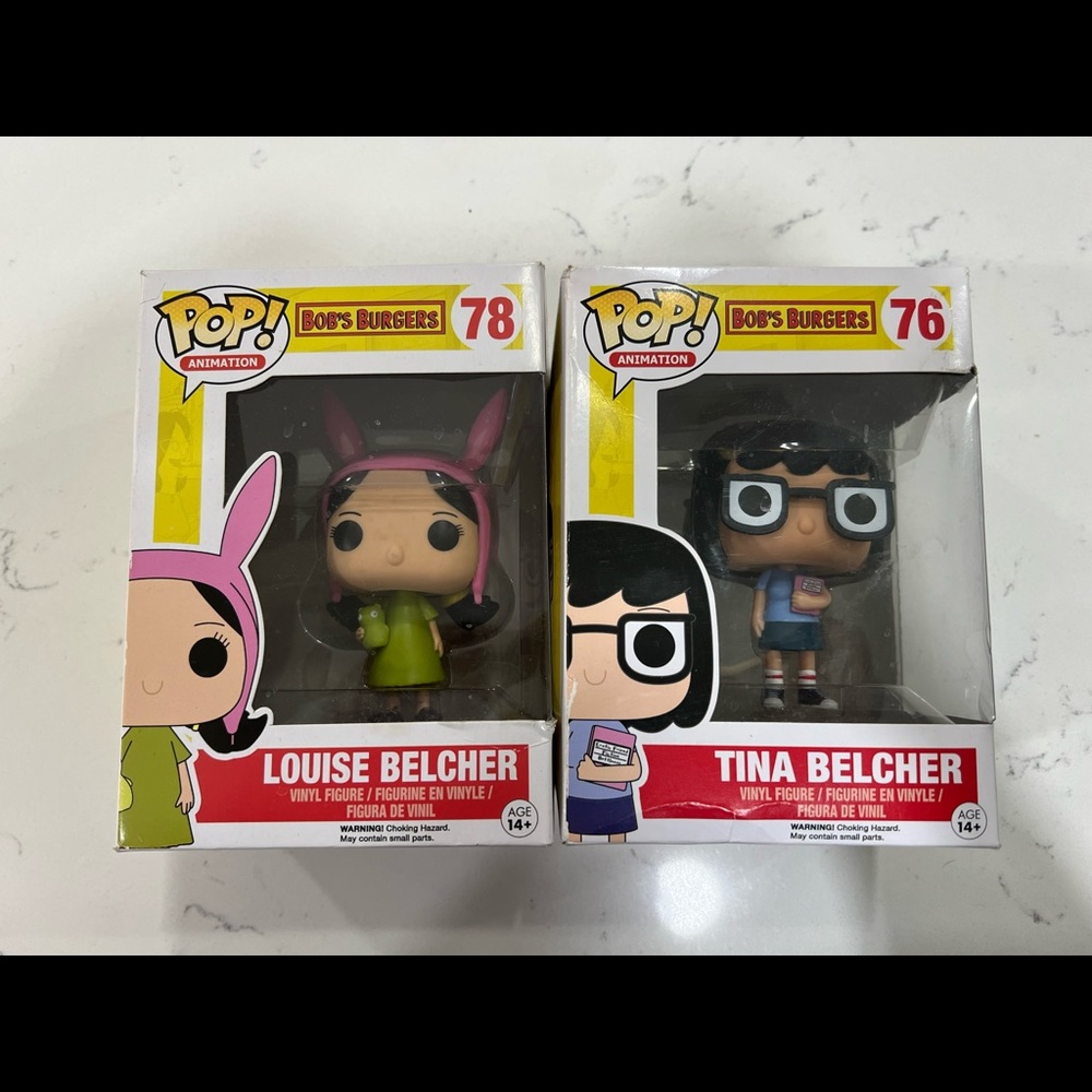 Tina and Louise Belcher Funkos